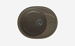 MAXSTONE Мойка глянцевая MS-8 (терракот металлик) 570*460*200